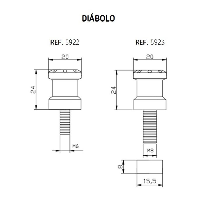 KAWASAKI ER-6N 05' - 16' DIÁBOLO M10/125 KAWASAKI ER-6N 05' - 16' DIÁBOLO M10/125